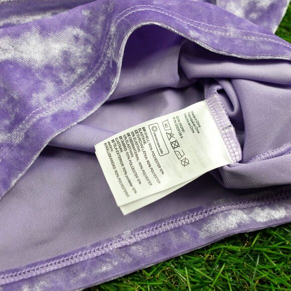 Crushed velvet, cropped tank top - Picture 7 of 7